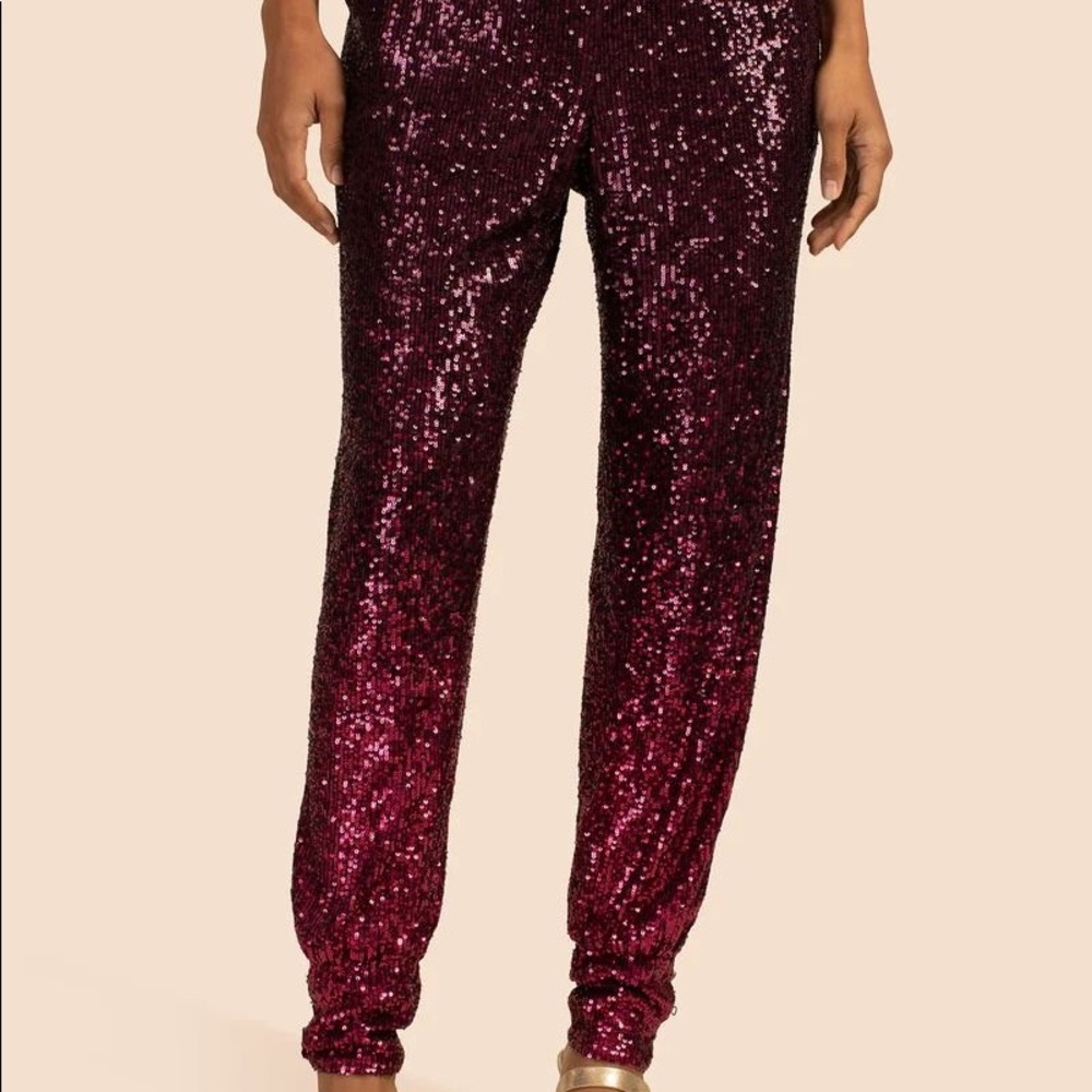Trina Turk SPARKLER 2 PANT - FESTIVE FUCHSIA/PLUM